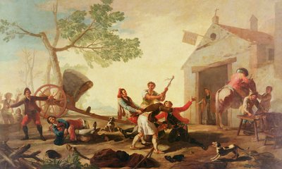 Der Kampf bei der Venta Nueva, 1777 von Francisco de Goya